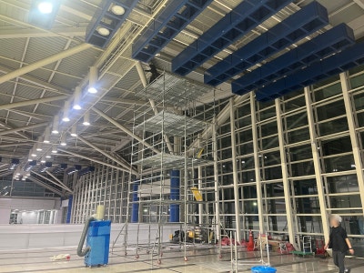 청주 국제공항 이동식시스템수평비계 임대 시공 내역