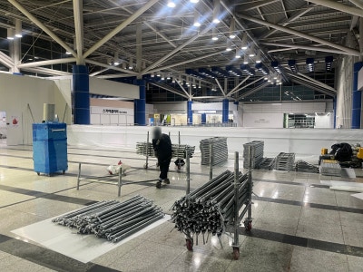 청주 국제공항 이동식시스템수평비계 임대 시공 내역