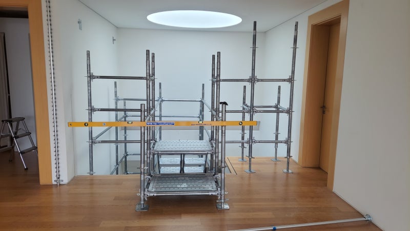 한남동 전시구조물 시스템비계 디자이너 맞춤 설치 사례 한남동 전시구조물 시스템비계 디자이너 맞춤 설치 사례
