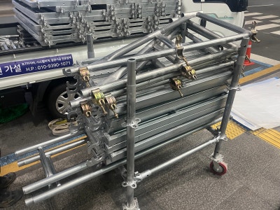 청주 국제공항 이동식시스템수평비계 임대 시공 내역