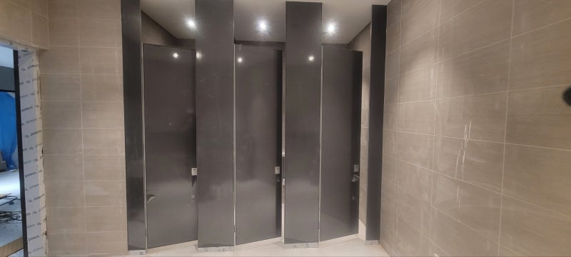 군산 화장실 큐비클 시공 군산 두산 공장 후기