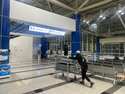청주 국제공항 이동식시스템수평비계 임대 시공 내역